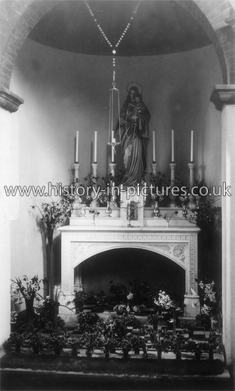 The Lady Altar, Catholic Church, Billericay, Essex. c.1920's